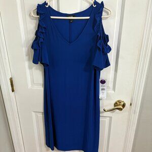 Blue cocktail dress